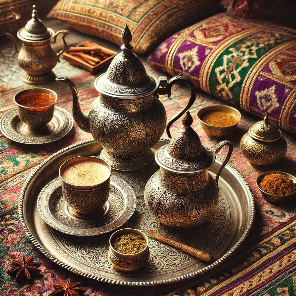 Cerimonia del tè in India e Marocco